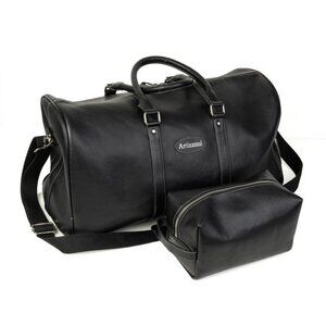 Artizanni Genuine Leather Duffle Bag, BLACK FRIDAY CYBER MONDAY DEALS